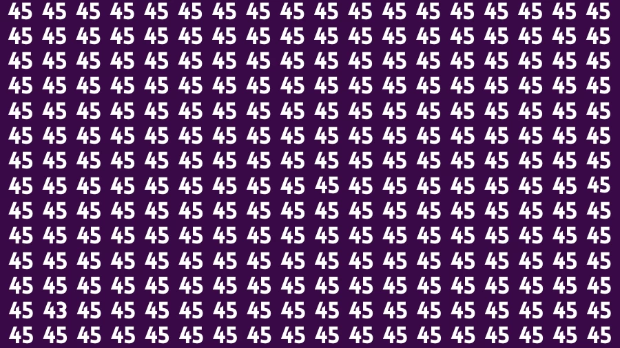 If you have 4K Vision Find the Number 25 in 13 Secs