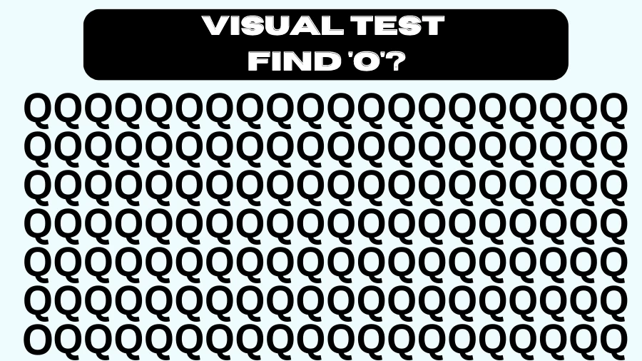 If you have Hawk Eyes Find P in 15 Secs