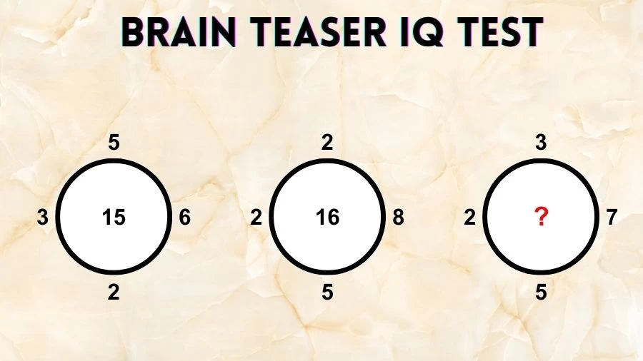 Brain Teaser IQ Test: Solve and Find the Missing Number in this Circle Maths Puzzle