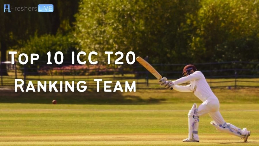 Top 10 ICC T20 Ranking Teams - Latest Rankings 2023