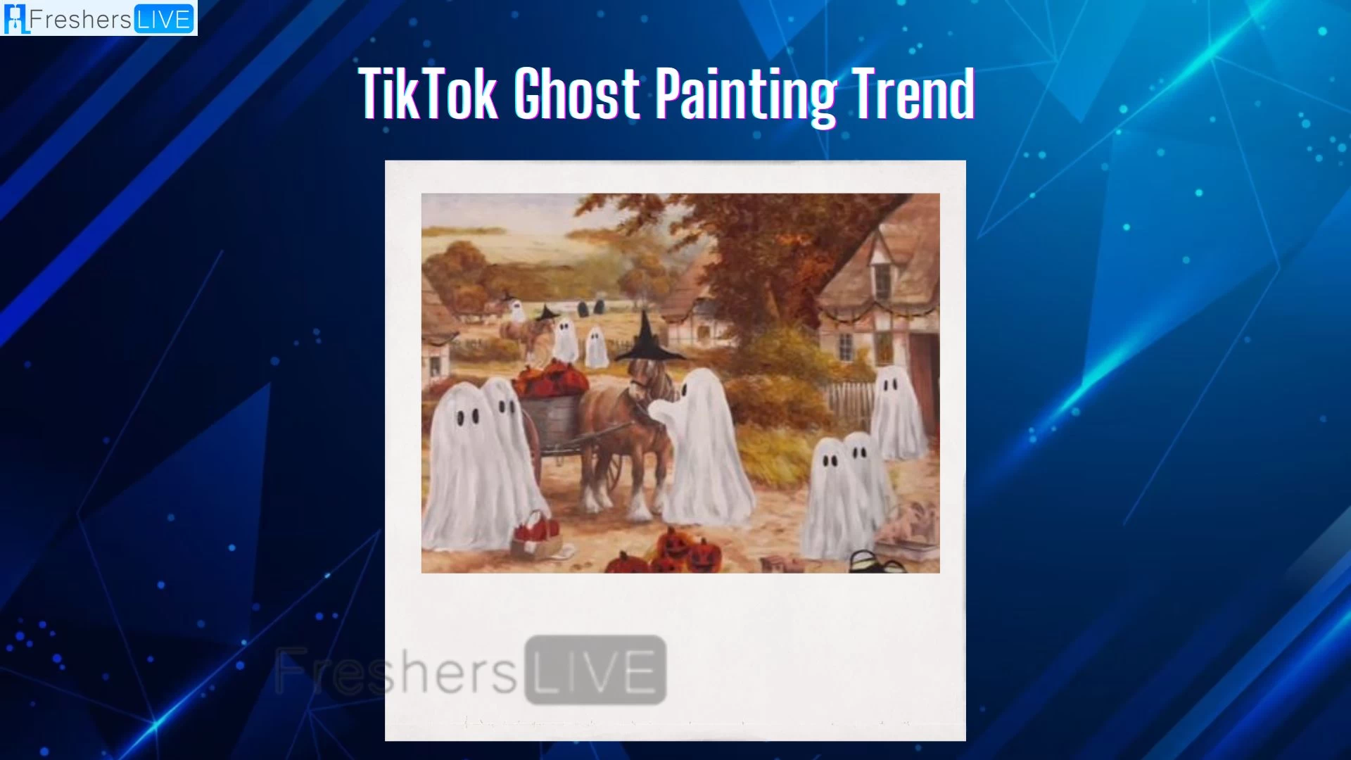 TikTok Ghost Painting Trend, What is Thrifted Ghost Painting Trend on TikTok?