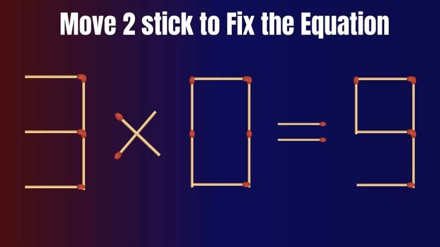 If you have a Top IQ then you Can Solve this Matchstick Puzzle in 20 Secs