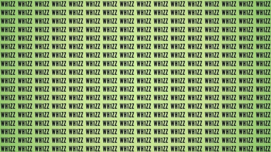 Observation Brain Test: If you have Hawk Eyes Find the Word Whizz in 16 Secs