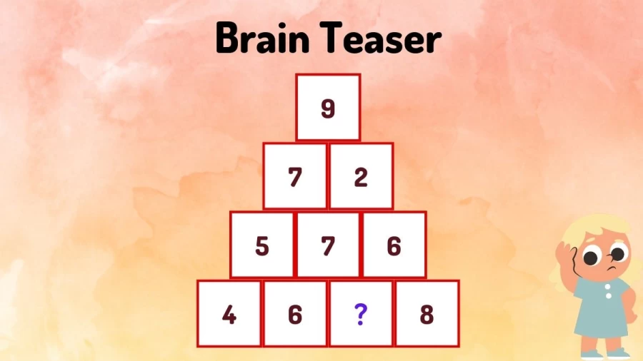 Brain Teaser: Calculate the Missing Term in this Pyramid Math Puzzle