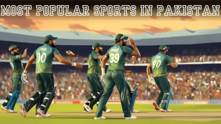 Most Popular Sports in Pakistan - Top 10 Glorious Games