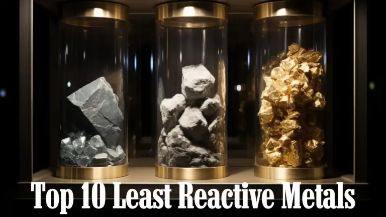 Top 10 Least Reactive Metals - A Dive into Stability and Durability
