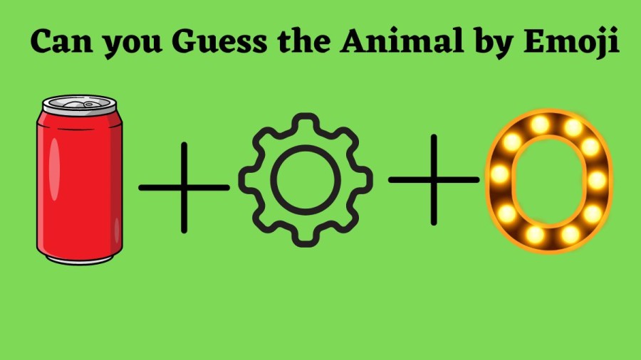 Brain Teaser Emoji Quiz: Find the Name of the Animal Within 10 Seconds