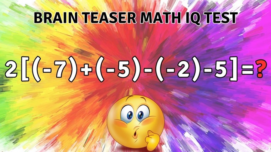 Brain Teaser Math IQ Test: Can you Solve this tricky Math Equation?