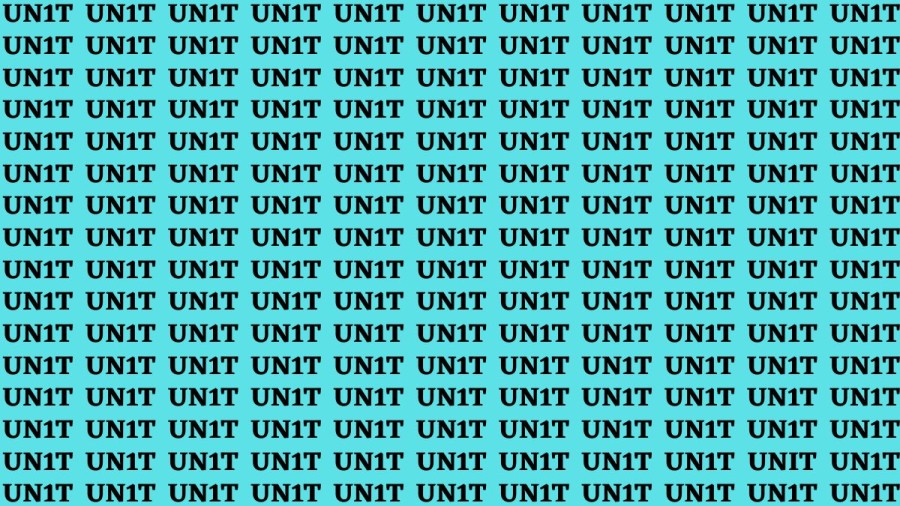 Brain Test: If you have Hawk Eyes Find the Word Unit in 18 Secs