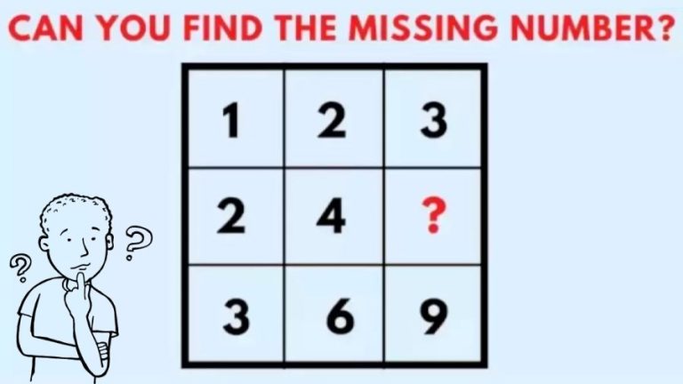 Brain Teaser: Can You Find The Missing Number? Tricky Math Puzzle