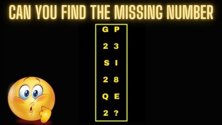 Brain Teaser: Can you Find the Missing Number in 10 Seconds?