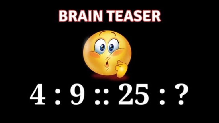Brain Teaser: What Comes Next In The Series 4:9:25:? Math Puzzle