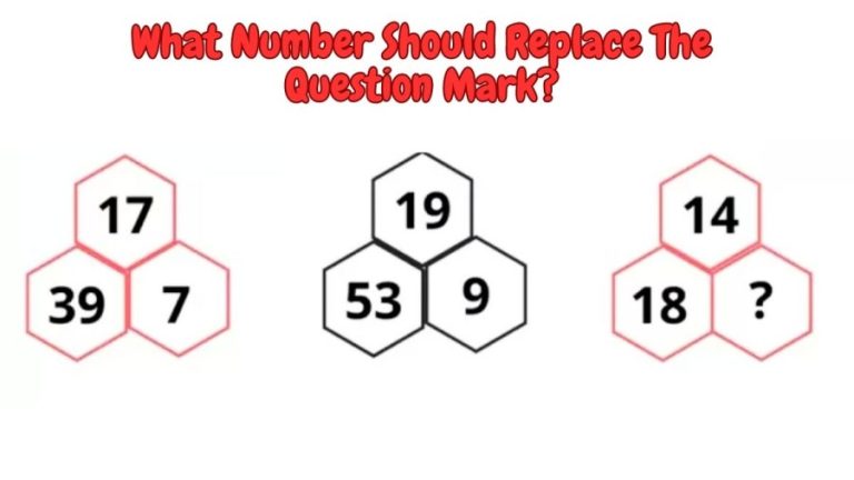 Brain Teaser: What Number Should Replace The Question Mark? Math Challenge